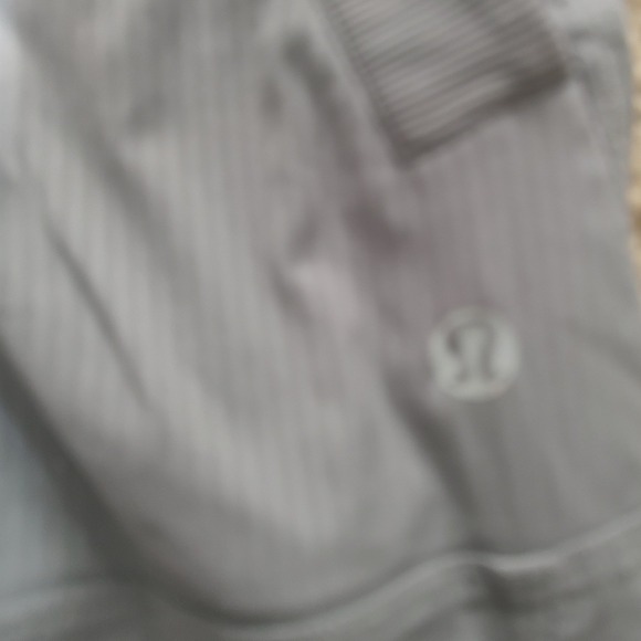 Lululemon Gray Striped Athleisure Pants Drawstring Waist Wide Leg Women's - Picture 4 of 5